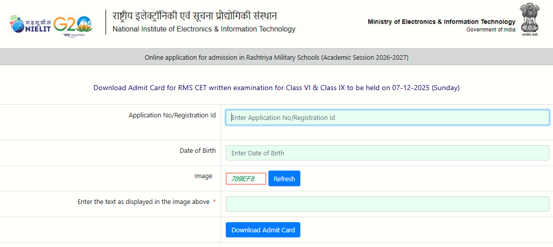 You are currently viewing RMS CET 2026: Admit Card Released for Class 6 and 9