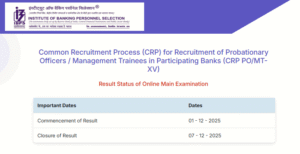 Read more about the article IBPS PO Mains Result 2025 Out, Check Phase 2 Result and Download Scorecard 