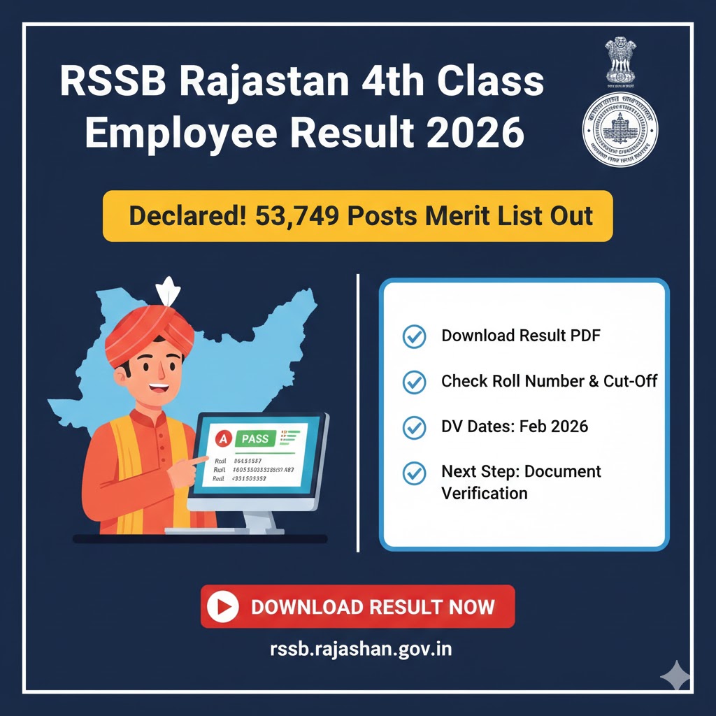 RSSB 4TH class result