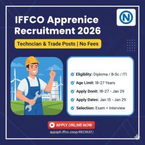 Read more about the article IFFCO Apprentice Recruitment 2026: Apply Online | Eligibility, Stipend & Selection Process