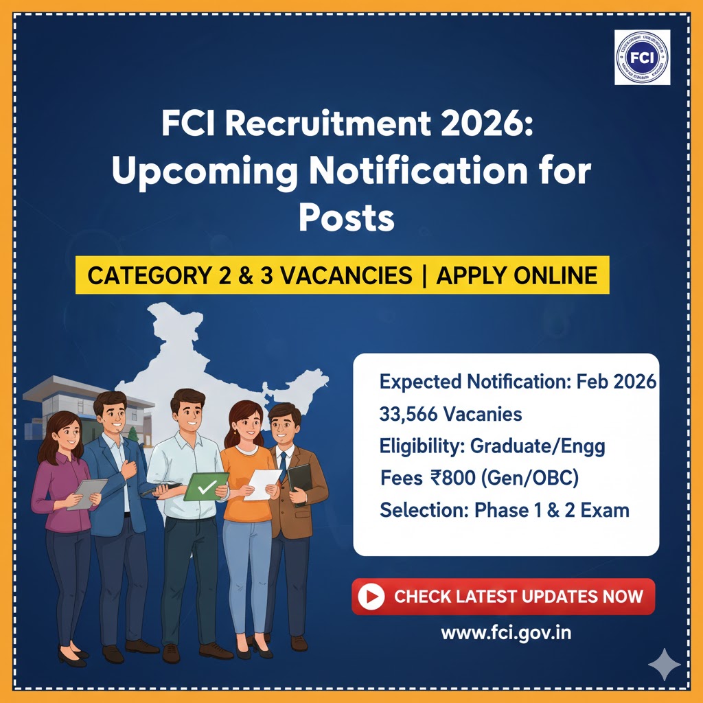 fci recruitment 2026