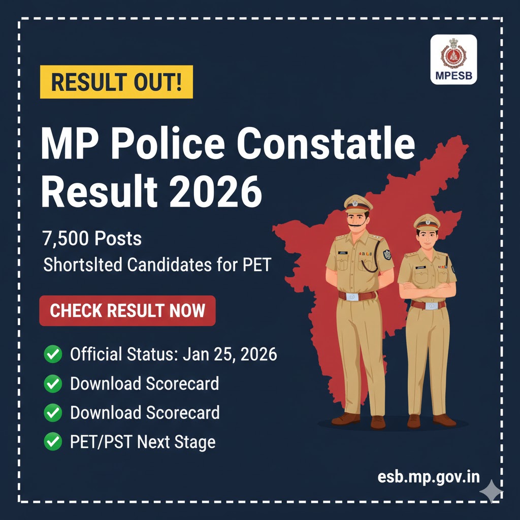 MP police constable result