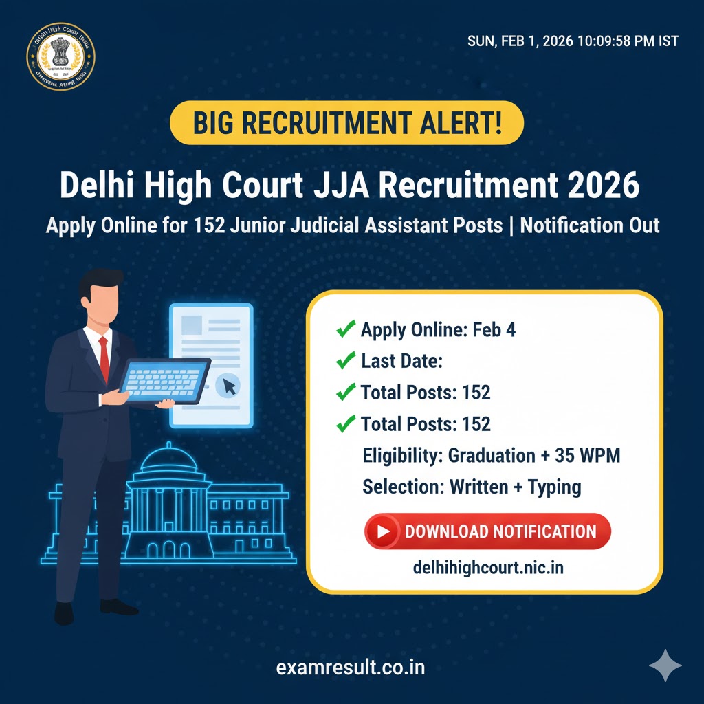 You are currently viewing Delhi High Court Recruitment 2026