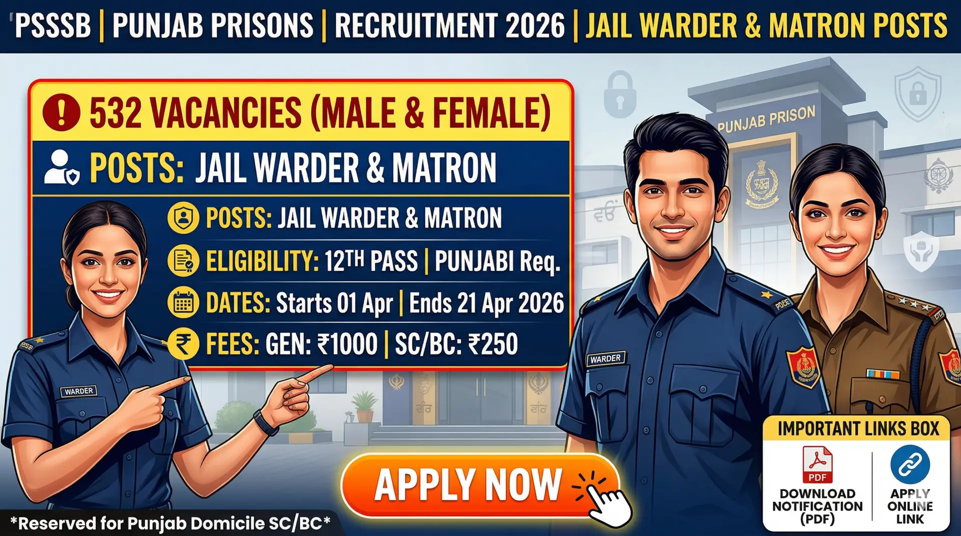 PSSSB Recruitment 2026