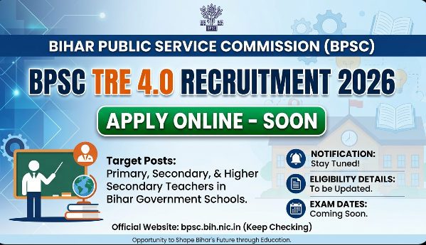 BPSC TRE 4.0 Recruitment Notification 2026 Apply Online for 46882 Teacher Posts