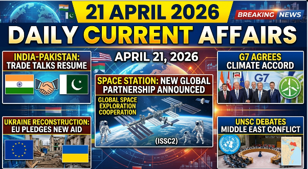 21 April 2026 Daily Current Affsirs
